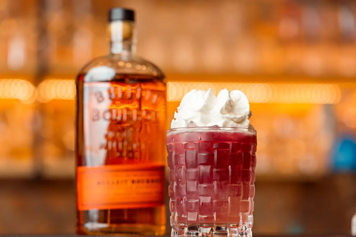 Receta de Bourbon Smash