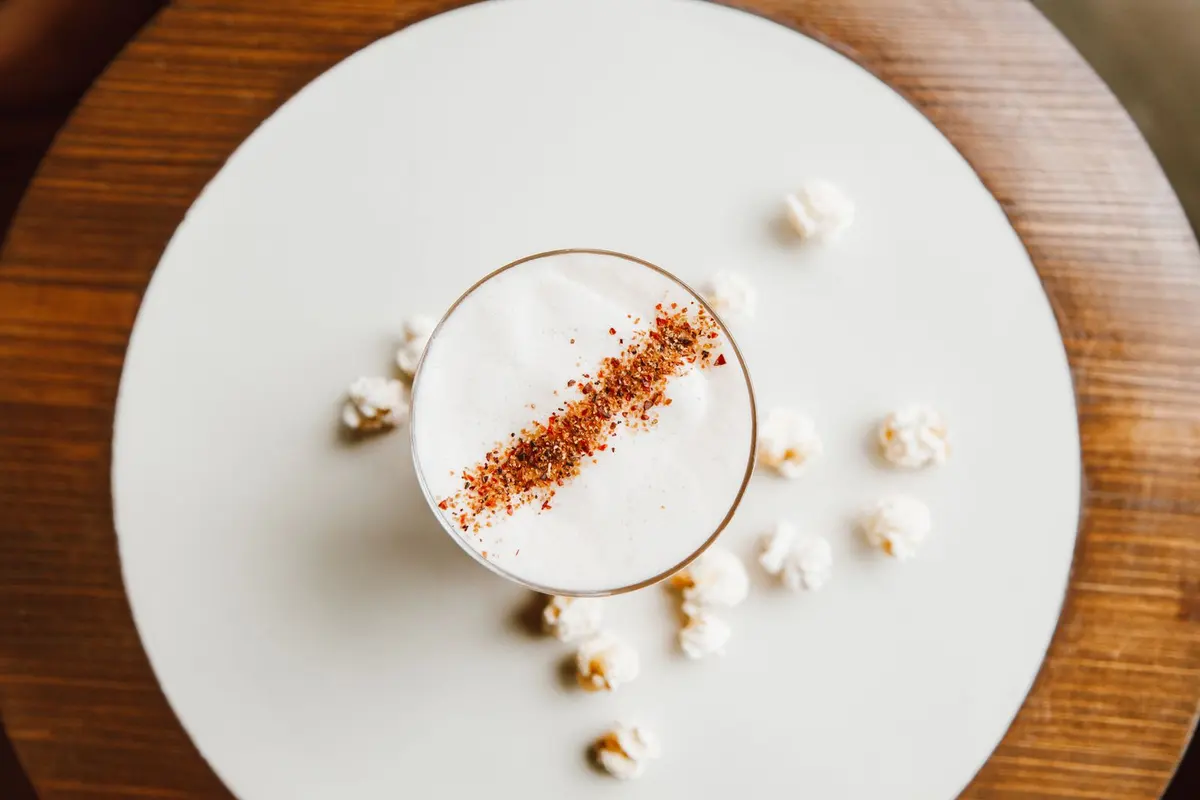 Bourbon Sour with Egg White cocktail recipe